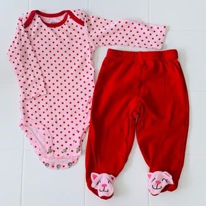 Polka-dot Cat Outfit